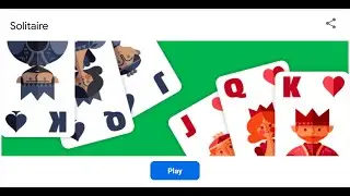 lets play 'Google Solitaire'
