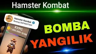 HAMSTER KOMBAT / Хаммага  1000$ дан Пул Берадими? Листинг Качон Крипто булади?