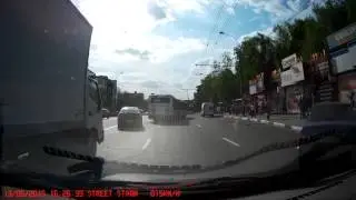 идиот за рулём автобуса