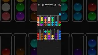 Ball Sort Color Water Puzzle Solution Level 1127