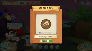 DINO BROWN Crafting Crystal | Animal Jam