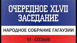 #VI_созыв Очередное XLVII заседание Народного Собрания Гагаузии от 09.04.2021г.