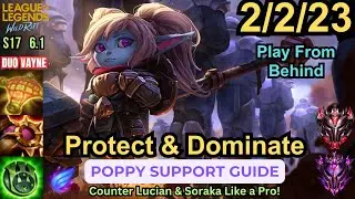 Wild Rift – Poppy Support Guide 2025 | Protect, Peel & Dominate | Build, Runes, Combos & Gameplay