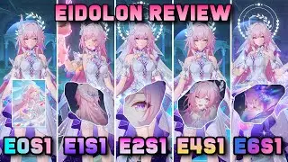 Cyrene | E0 vs E1 vs E2 vs E4 vs E6 | Eidolon Comparison | MOC 12 v3.7 | Are They Worth It?