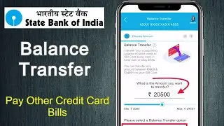 💥SBI Card Balance Transfer | Card to Card Payment - Pay Other Credit Card bill with Sbi Credit Card