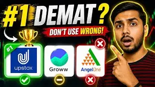 Upstox vs Groww vs Angel One 🔥 Which is Best Demat Account in 2026?