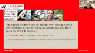 Webinar October 12, 2022: COVID-19 impacts on people with intellectual disabilities.