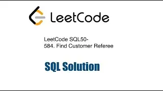 LeetCode SQL50- 584. Find Customer Referee