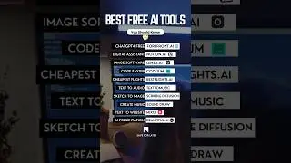 Best FREE AI Tools ⚡️ #developer #javascript #react #chatgpt #ai #css #html #aitools #shorts #short