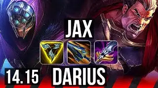 JAX vs DARIUS (TOP) | 8 solo kills, 41k DMG | EUNE Diamond | 14.15
