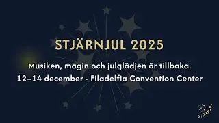 Stjärnjul 2025 – Musiken, magin och julglädjen är tillbaka | Filadelfia Convention Center