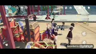 Fischl on land (Genshin Impact Glitches)