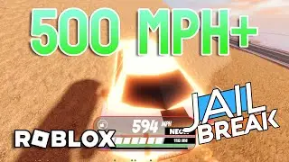 How to Get Crazy Speeds in Roblox Jailbreak! | 500 mph+