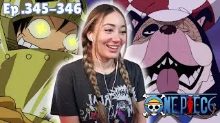 LUFFY is UNHINGED!! 😂😂 - ONE PIECE Episodes 345 & 346 REACTION!