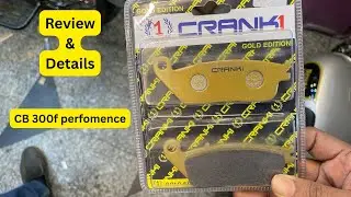 Crank1 hness cb350 gold plated ceramic brake pads