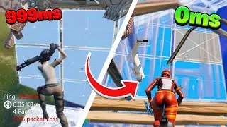 How To LOWER Ping in Fortnite Chapter 3! (Get 0 Ping FAST & LOWER Packet Loss/Input Lag)