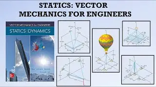 [Statics] Equilibrium of Forces in Space (3D Problems) - Part 2