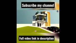 SKETCHUP IT | House Exterior Design Sketchup pro 2021 | Sketchup tutorial V-Ray 5 render 