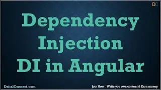 DI in Angular | Dependency Injection Example using Angular