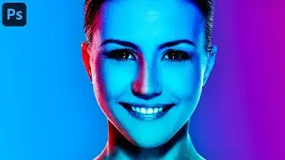 Professional Dual light Neon Photo Editing in Photoshop. iLLPHOCORPHICS