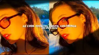 AE Effects, Colorings, Fonts | After Effects Tutorial