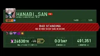 Tetr.io FINALLY X RANK AFTER A YEAR.