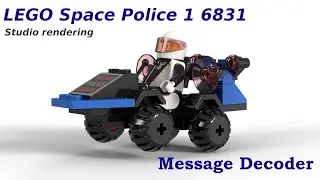 Lego® Space Police 1 6831 Message Decoder 