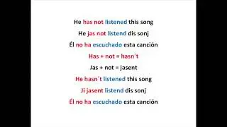 PRESENT PERFECT (NEGATIVE)