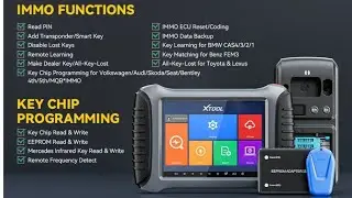X100 PAD3: bi-directional control, IMMO/Key Programming 