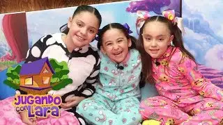 PIJAMADA CON AMIGAS | JUGANDO CON LARA