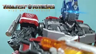 Transformers: Rise Of The Beasts - Optimus mata a Scourge STOPMOTION