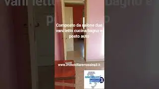 Messina via del Santo appartamento mq 80 + posto auto da rimodernare prezzo affare +390903147041