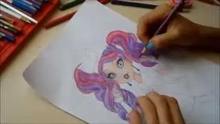 как я рисую евер афтер хай Китти Чешир (Ever After High Kitty Cheshire )