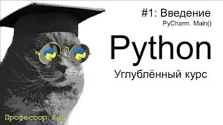 Введение. PyCharm. Main()  | Python: углубленный курс| Профессор код