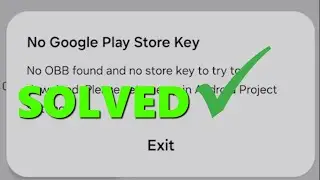 How To Fix No Google Play Store Key Issue In Unreal Engine 5