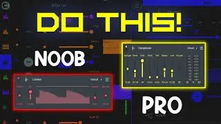 How to SIDECHAIN using COMPRESSOR in Fl Studio Mobile!