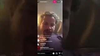 greep vibing on insta livestream