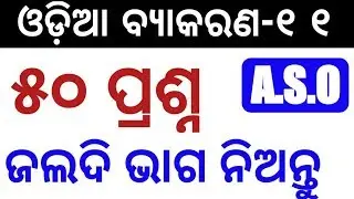 Odia grammar || Odia grammar for C.T || odia grammar MCQ || B.Ed