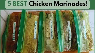 5 BEST Chicken Marinades | Upgrade Your Weekly Meal Prep