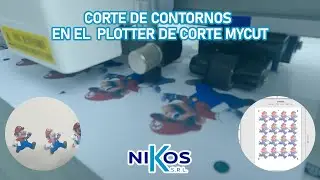 Corte de contornos en el ploter de corte MYCUT