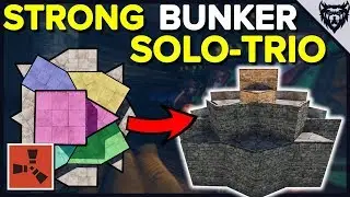 RUST - Compact Bunker Base Design - Rust Solo-Trio Base Design (2019)