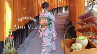 [vlog] Japan trip to Kyoto for 2 nights and 3 days⛩｜Japanese food and matcha cafe｜Hotel
