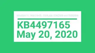 KB4497165: Intel microcode updates