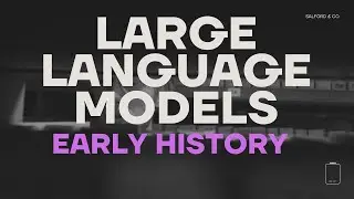Early Language Models - Historical Context