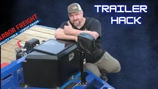 Trailer Hack 😎 toolbox, winch and electric jack