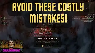Learning from Mistakes: My Huge Missteps in Diablo 4's Nightmare Dungeons -  Improve Your Gameplay!