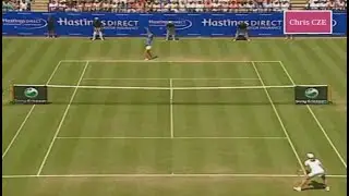 Justine Henin v. Anastasia Myskina 2006 Eastbourne F highlights