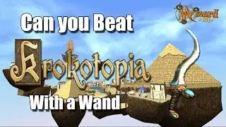Can you beat Krokotopia with a wand in Wizard101?