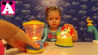 Светящийся чайник и блендер Видео для детей Веселая Кухня