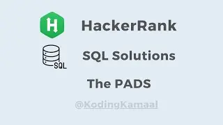 The PADS || HackerRank SQL Solution